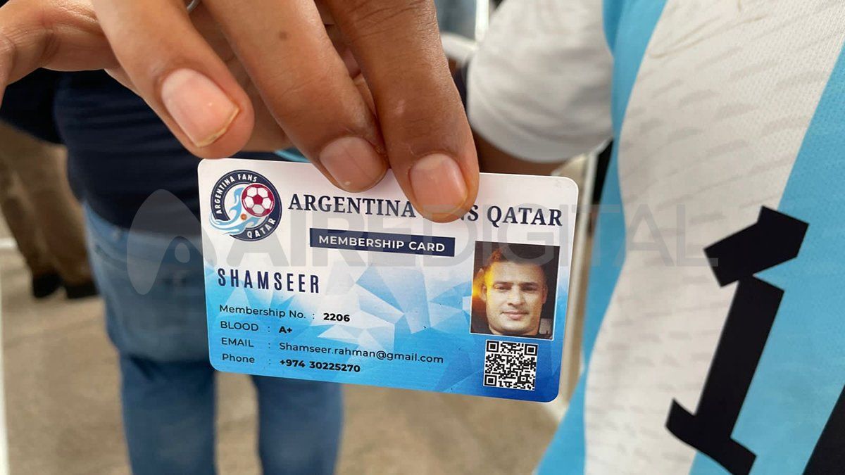 Shamseer, indio residente en Doha, solo quiere ver a Messi.