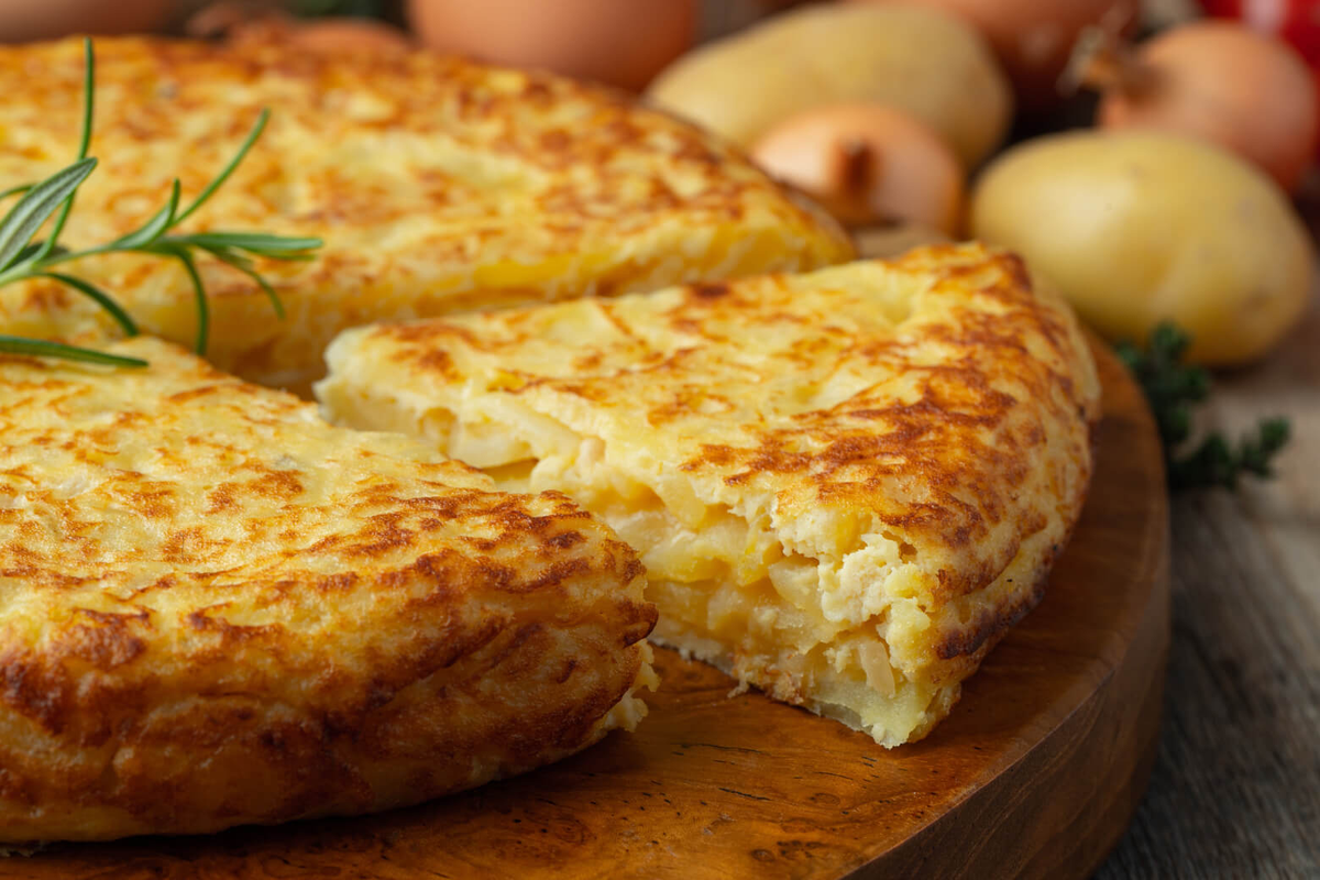 La receta original de la tortilla española