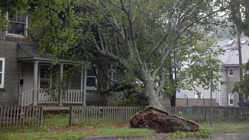 Dorian derriba una grúa y causa daños e inundaciones en Canadá