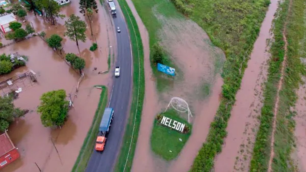 En Nelson cayeron 265 milímetros de llluvia en un día.