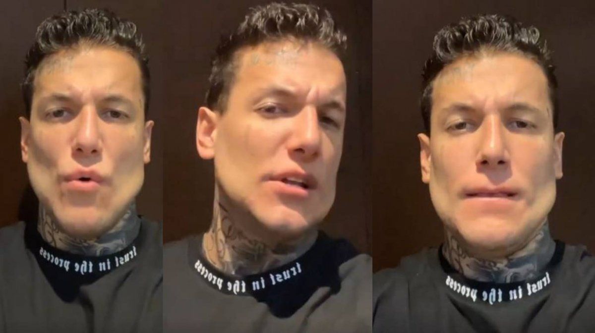 Alex Caniggia se hizo una marcación mandibular.