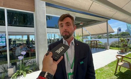 Mariano Angulo, gerente general de Banco Bica, durante el encuentro de este miércoles. Mariano Angulo, gerente general de Banco Bica, durante el encuentro de este miércoles.