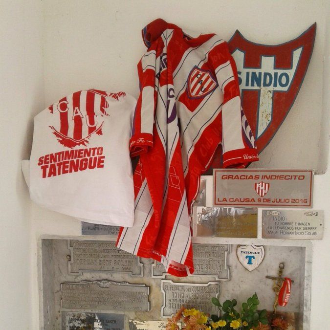 Lugar donde descansan los restos de Solari