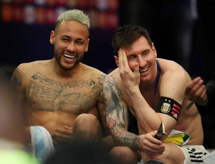 Messi y Neymar.