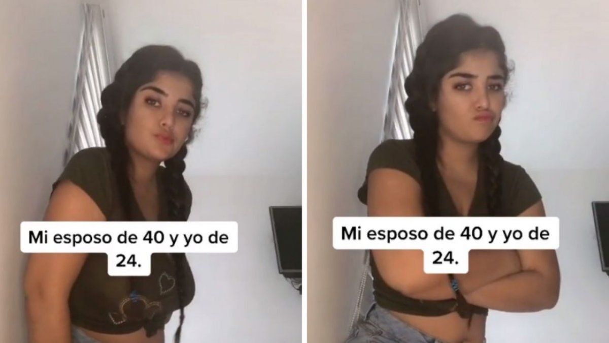 Viral: joven se ríe de tener 24 años y su esposo 40.