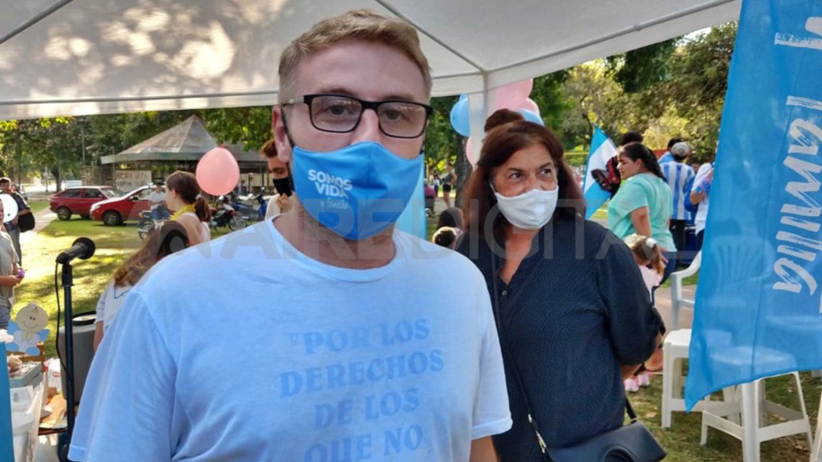 Eduardo Armas, representante de la entidad Vida y familia.
