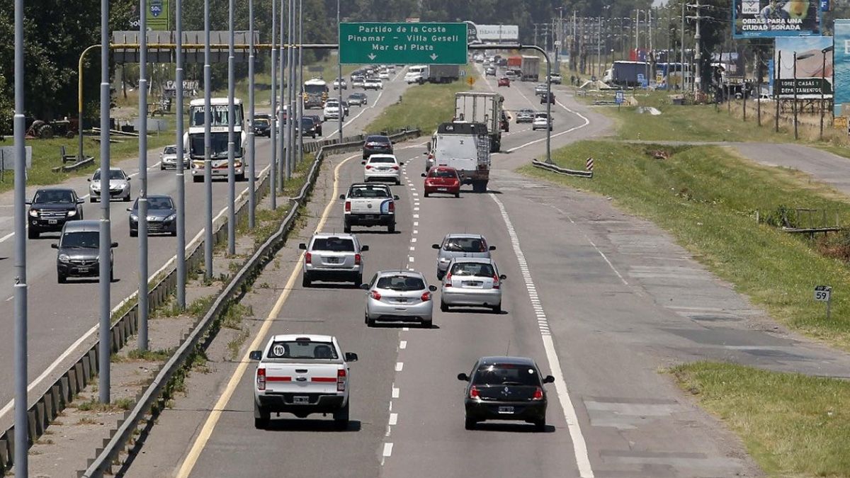 Éxodo turístico: cerca de 2.500 vehículos por hora se dirigen a la Costa Atlántica