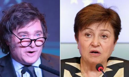 La jefa del FMI habló en el Foro de Davos sobre el gobierno de Milei y elogió las medidas llevadas adelante por Milei. La jefa del FMI habló en el Foro de Davos sobre el gobierno de Milei y elogió las medidas llevadas adelante por Milei.