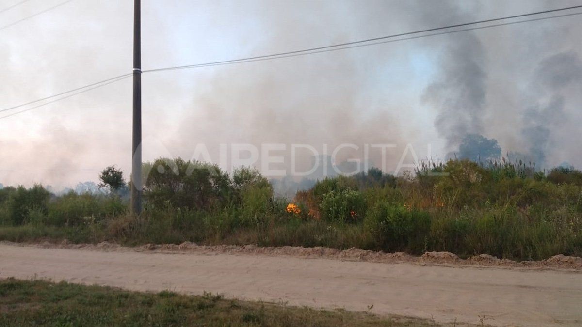 Incendio en Villa California: un vecino lo habría iniciado