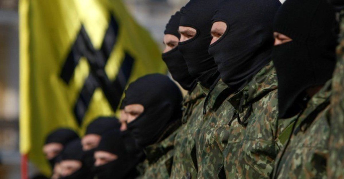 Congresistas demócratas norteamericanos vienen denunciando que las FFAA de los EEUU brindan entrenamiento al batallón neonazi Azov, “patriotas” antisemitas inspirados en las SS alemanas / Foto: Efe.