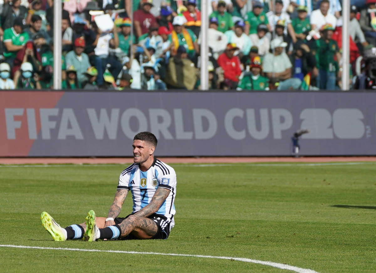 Rodrigo De Paul en Bolivia. Rodrigo De Paul en Bolivia.