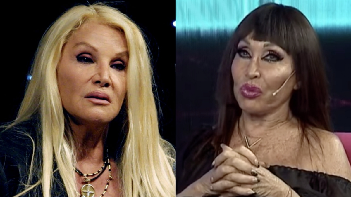 Moria Casán contra Susana Giménez.