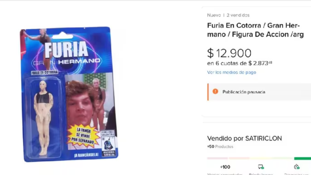 El muñeco de Furia se puede adquirir por $12.900. El muñeco de Furia se puede adquirir por $12.900.