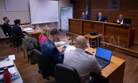 El juicio se desarrolla en la sala 1 de los tribunales santafesinos El juicio se desarrolla en la sala 1 de los tribunales santafesinos