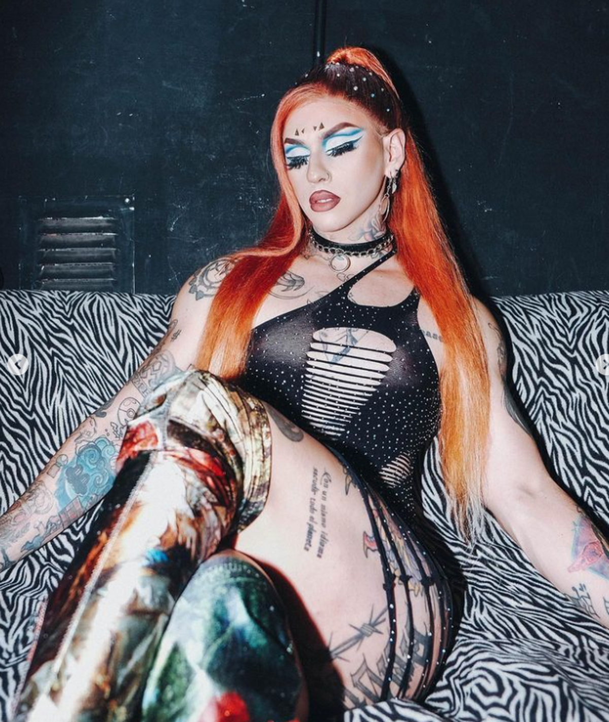 Las fotos hot de Dyhzy, el hijo de Alberto Fernández.