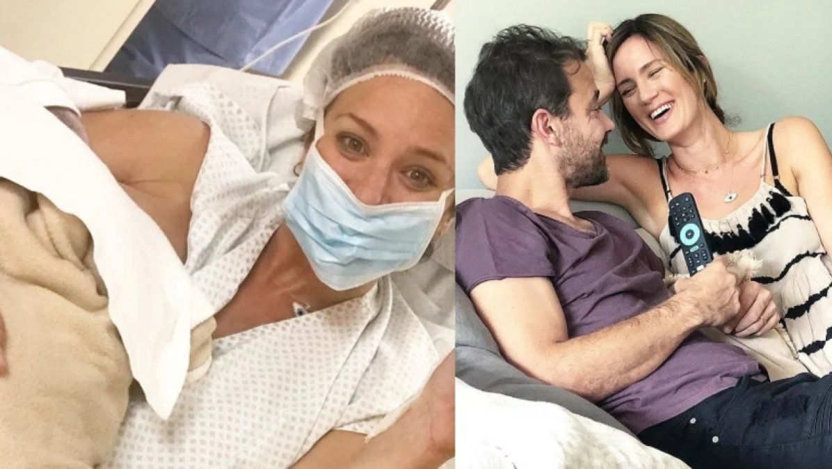 Paula Chaves compartió un íntimo momento con su beba recién nacida &nbsp;