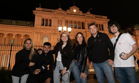 El equipo de AIRE llegó a Buenos Aires para cubrir una nueva jornada electoral. El equipo de AIRE llegó a Buenos Aires para cubrir una nueva jornada electoral.