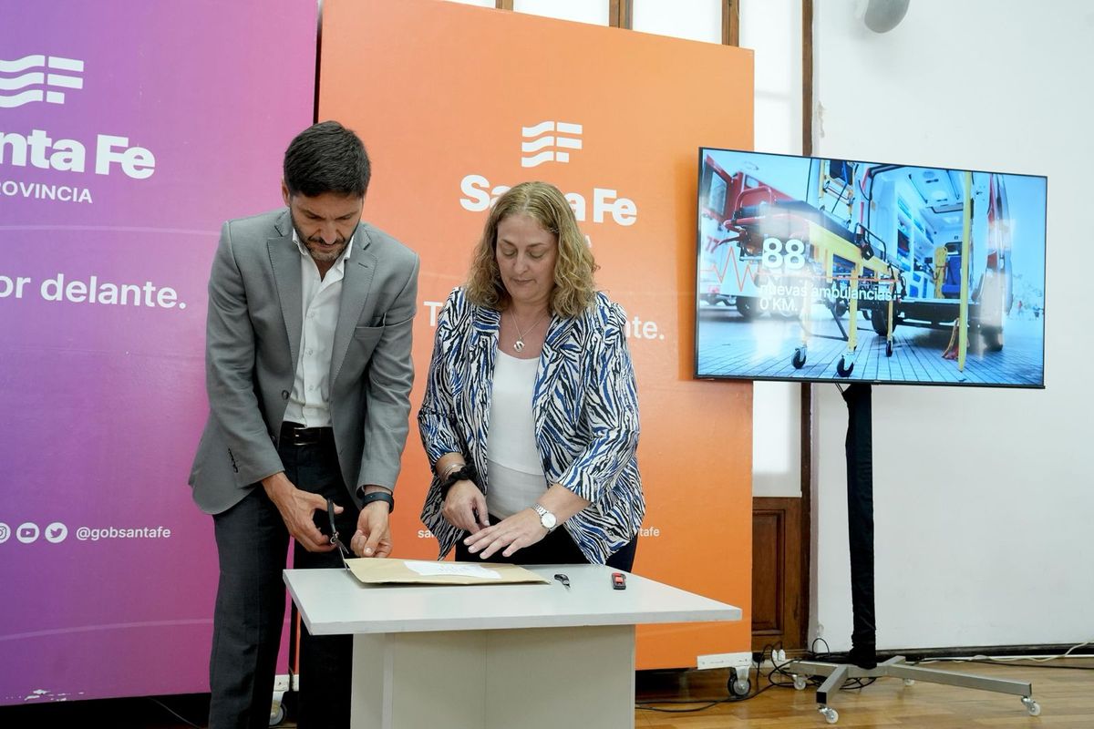 El gobernador de Santa Fe