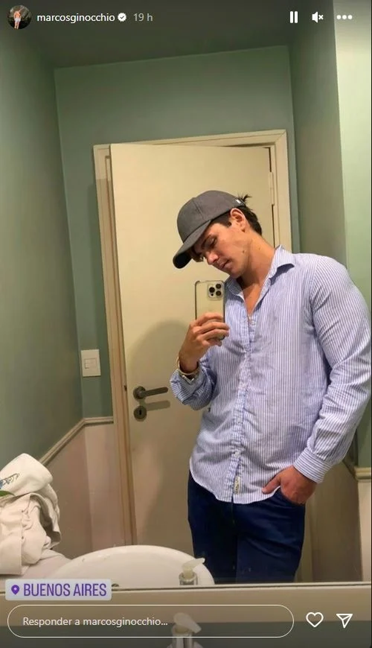 Marcos Ginocchio sorprendió a sus seguidores.