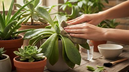 Por qué recomiendan limpiar las hojas de las suculentas con vinagre y cómo hacerlo