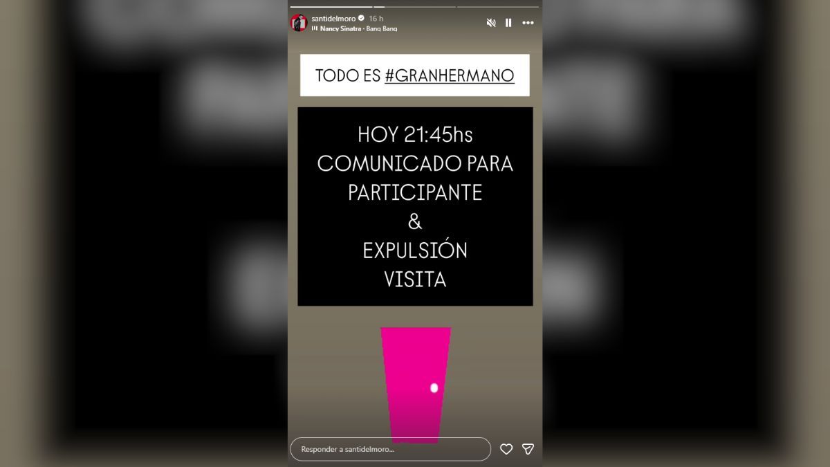 El anuncio de Santiago del Moro que sorprendió a los fanáticos de Gran Hermano. El anuncio de Santiago del Moro que sorprendió a los fanáticos de Gran Hermano.