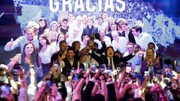 Javier Milei celebró la victoria de La Libertad Avanza en las elecciones legislativas.