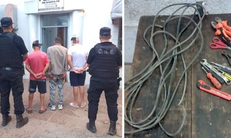 Tres detenidos por intentar realizar una conexión clandestina Tres detenidos por intentar realizar una conexión clandestina