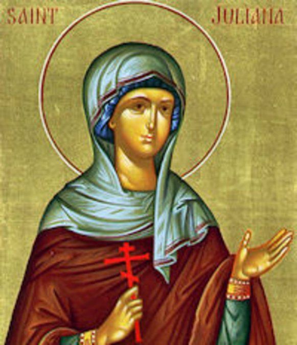 16 de febrero: Santa Juliana de Nicomedia