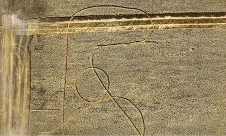 Extrañas figuras circulares aparecieron en un campo del norte santafesino y los productores desconocen las causas. Extrañas figuras circulares aparecieron en un campo del norte santafesino y los productores desconocen las causas.