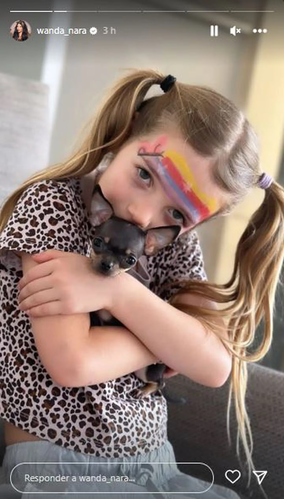 Wanda Nara compartió fotos junto a sus dos hijas. Wanda Nara compartió fotos junto a sus dos hijas.