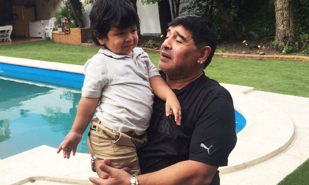 Revelaron señales de Maradona a su hijo Dieguito Fernando Revelaron señales de Maradona a su hijo Dieguito Fernando
