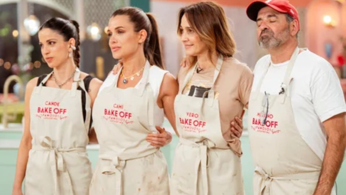 Los finalistas de Bake Off Famosos en Telefe. Los finalistas de Bake Off Famosos en Telefe.