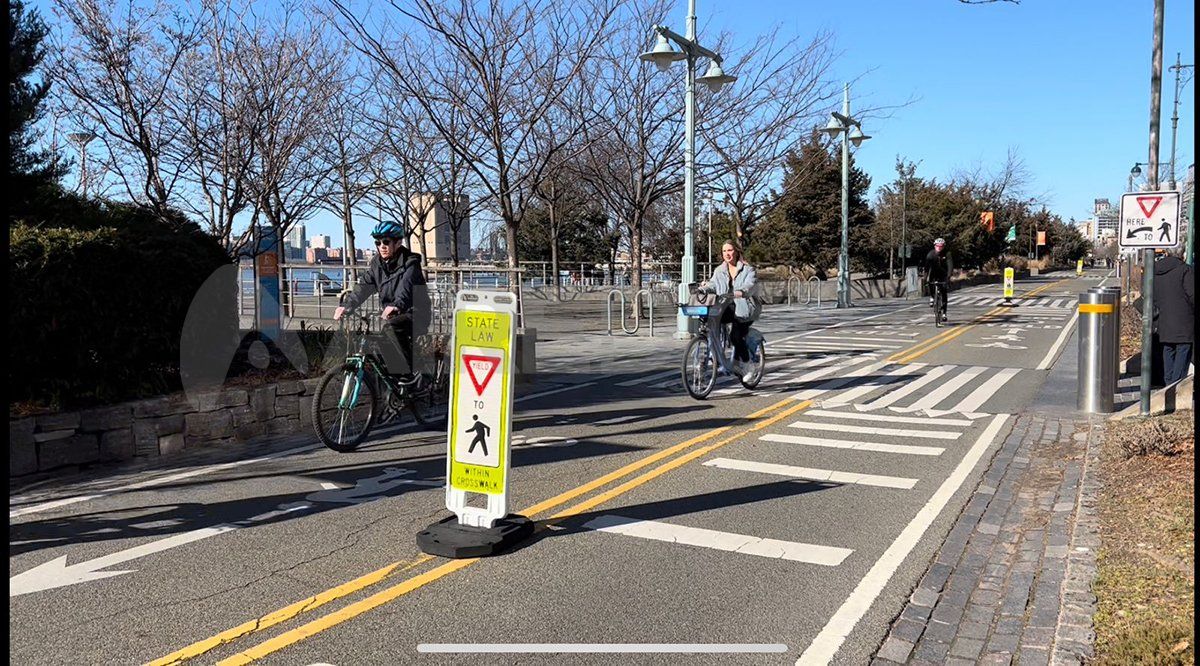 En esta zona de ciclovías de Nueva York se produjo el atentado en el que murieron cinco amigos rosarinos.
