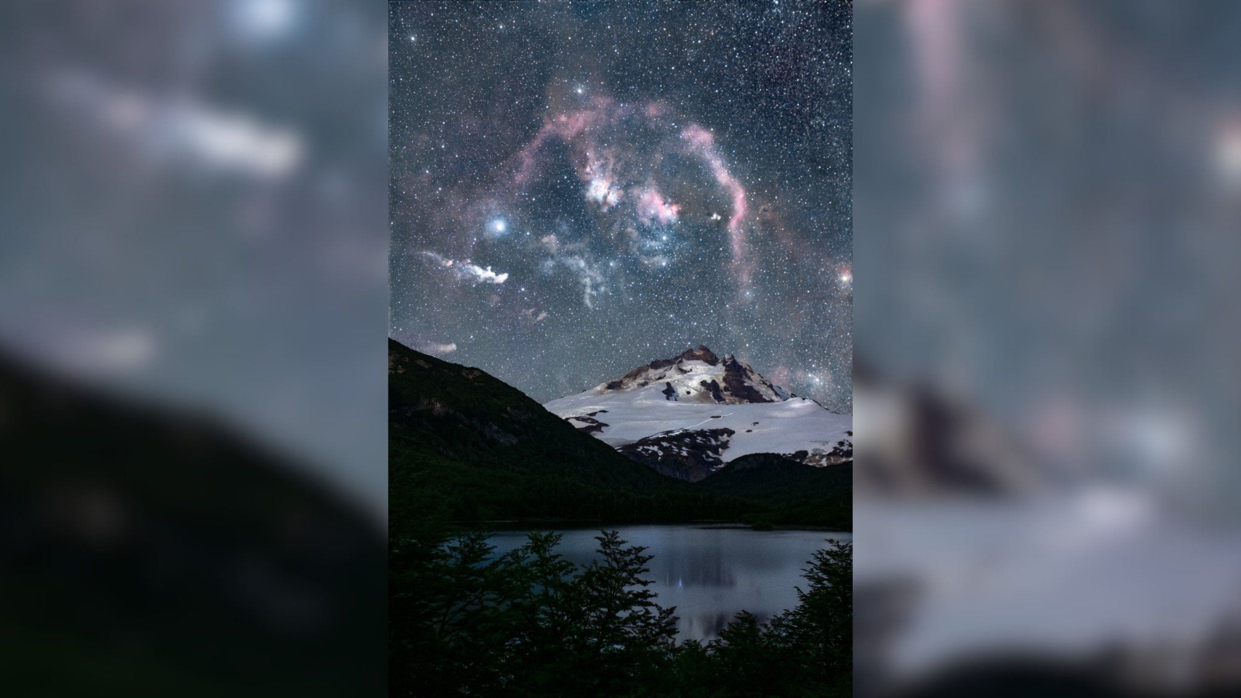 El Cerro Tronador, por Martín Moliné.  