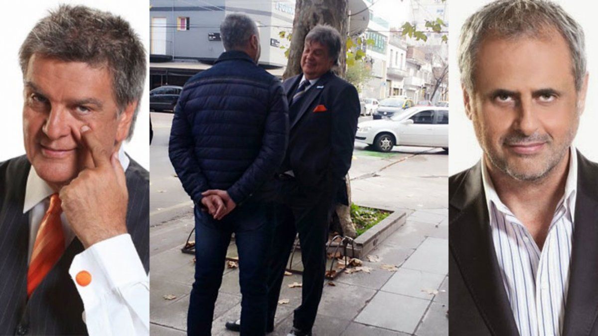 Luis Ventura casi choca a Jorge Rial en pleno barrio de Palermo