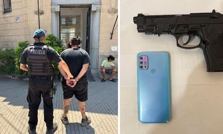 Tras la detención del masculino, una mujer se presentó a la sede policial y reconoció el celular cómo suyo. Tras la detención del masculino, una mujer se presentó a la sede policial y reconoció el celular cómo suyo.