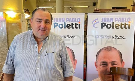 Juan Pablo Poletti se lanzó como candidato a intendente de Santa Fe. Juan Pablo Poletti se lanzó como candidato a intendente de Santa Fe.