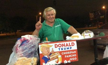 furor por el donald trump que vende choripanes furor por el donald trump que vende choripanes