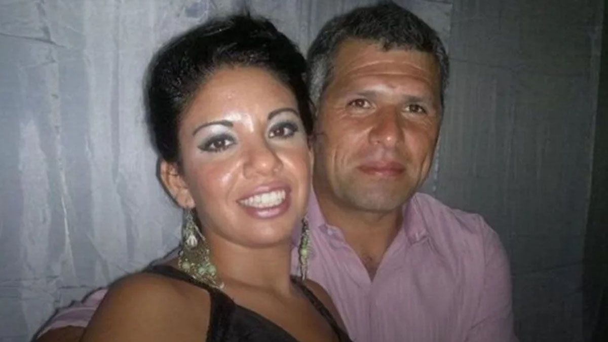 &nbsp;Denise Vergara junto al presunto femicida