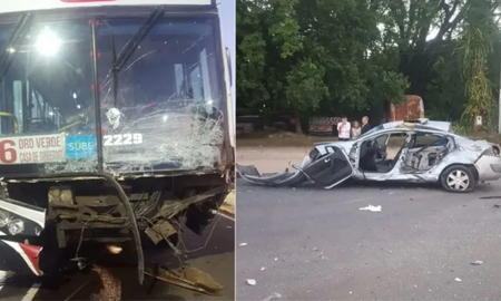 Encarcelaron al colectivero que alcoholizado y drogado cruzó en rojo y mató a dos hermanos en Paraná. Encarcelaron al colectivero que alcoholizado y drogado cruzó en rojo y mató a dos hermanos en Paraná.