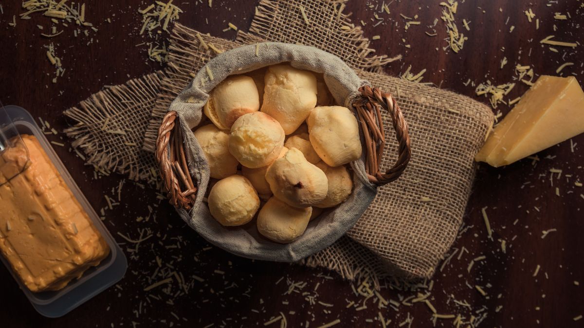 Estos pancitos de queso sin gluten se hacen en minutos.