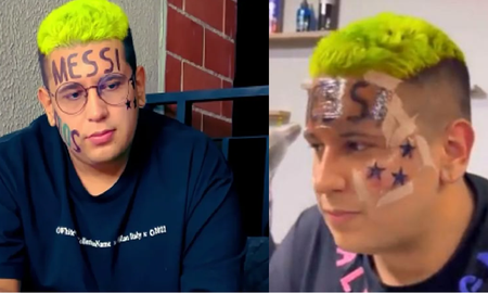 La angustia y desesperación del influencer que se tatuó a Messi en la frente: Me arrepentido La angustia y desesperación del influencer que se tatuó a Messi en la frente: Me arrepentido