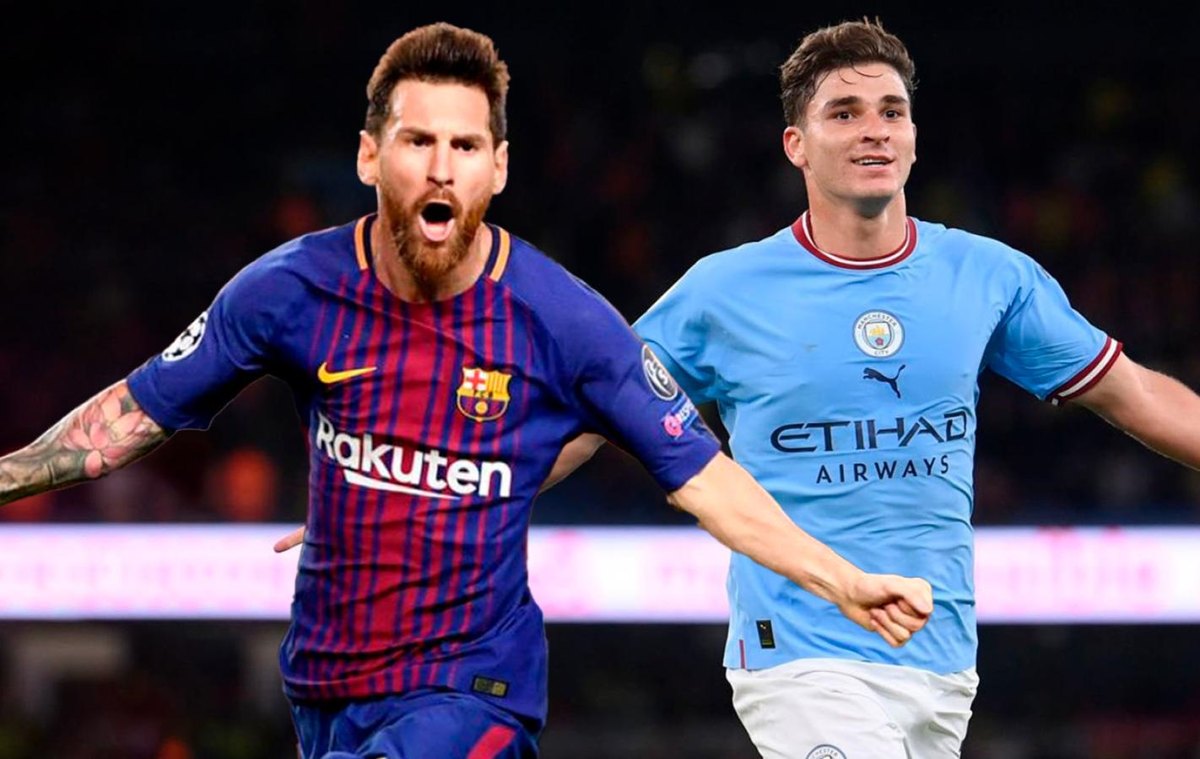 Julián Álvarez sigue haciendo historia y ahora alcanzó una marca de Lionel Messi.