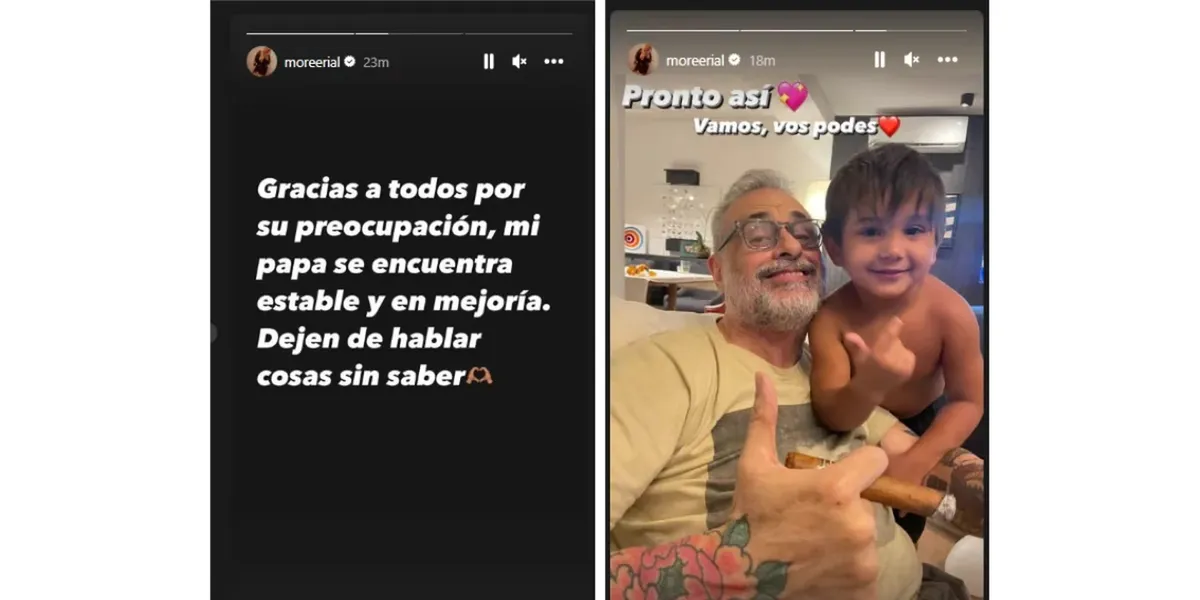 Morena Rial le dedicó un posteo a Jorge