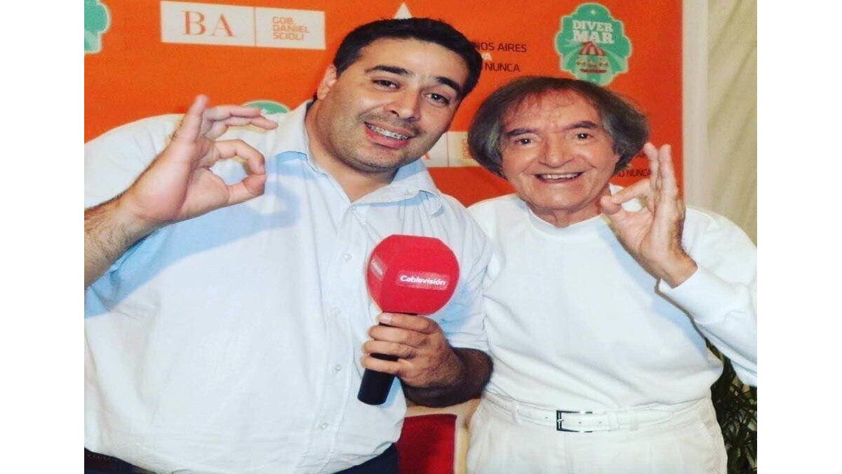 Matías Attem junto a Carlitos Balá.