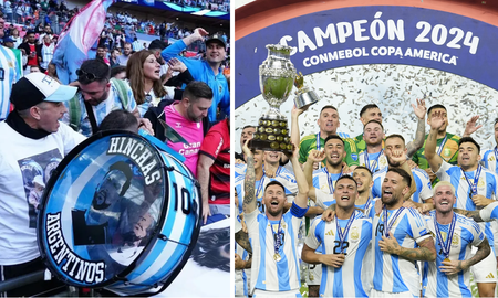 El nuevo hit de la hinchada Argentina tras ganar la Copa América: Quiero a Messi, Di María y Marado.... El nuevo hit de la hinchada Argentina tras ganar la Copa América: Quiero a Messi, Di María y Marado....