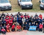 Los 40 brigadistas y sus perros de búsqueda arribaron este domingo a la Argentina tras participar de la misión internacional de asistencia desplegada en Venezuela. Los 40 brigadistas y sus perros de búsqueda arribaron este domingo a la Argentina tras participar de la misión internacional de asistencia desplegada en Venezuela.