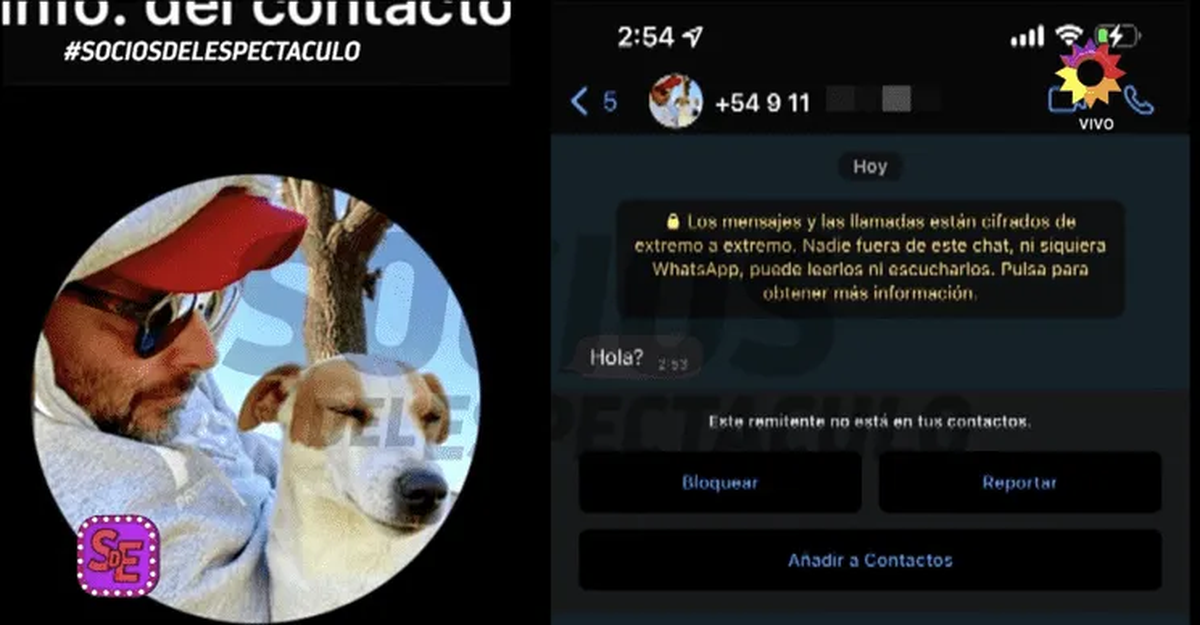 El mensaje que le mandó La China Suárez a Mauro Icardi. 