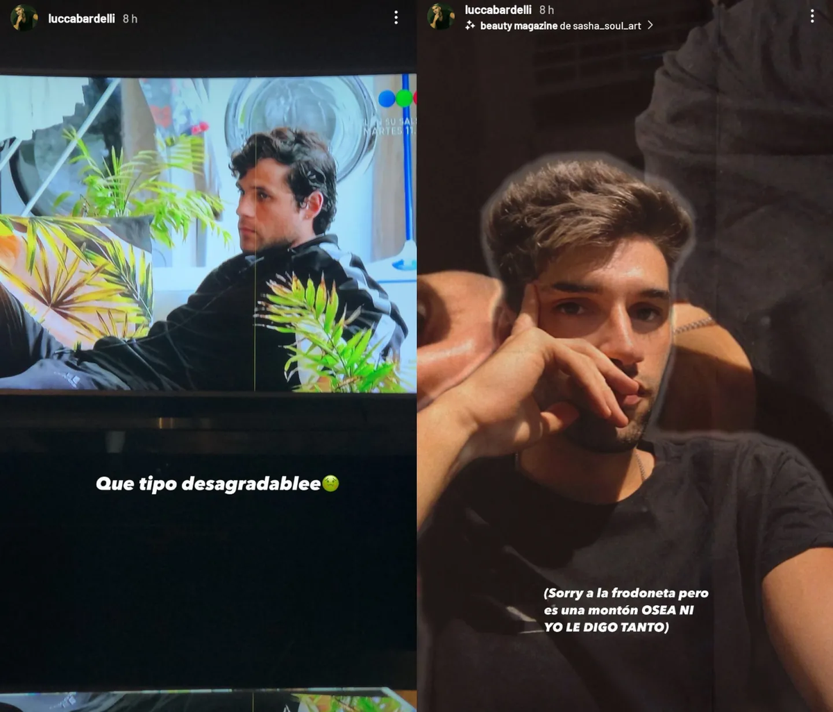 El novio de Julieta de Gran Hermano habló sobre los dichos de Agustín.