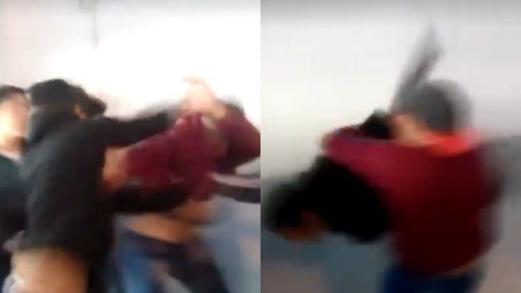 Video: violenta pelea en escuela rosarina terminó con alumnos demorados